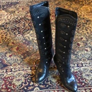 Reba soft leather decorated boot